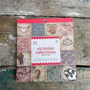Nicole Victorian Valentines scrapbook card stock paper